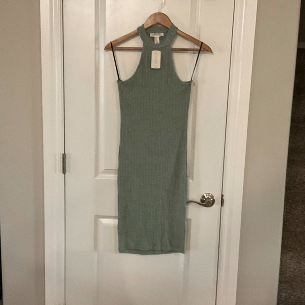 NWT Mint Ribbed Dress - Picture 2 of 4